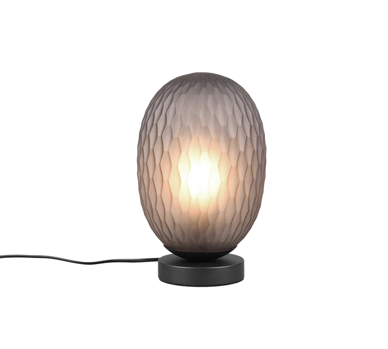 Lámpara de sobremesa Trio Facette LED negro mate 2700K 5