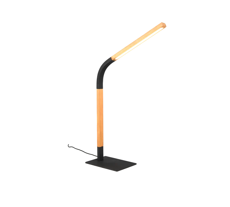 Flexo de sobremesa Trio Norris LED negro mate táctil 3000K 5