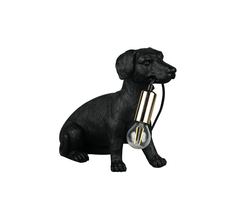 Lámpara de sobremesa Trio Rudi LED negro 2700K R