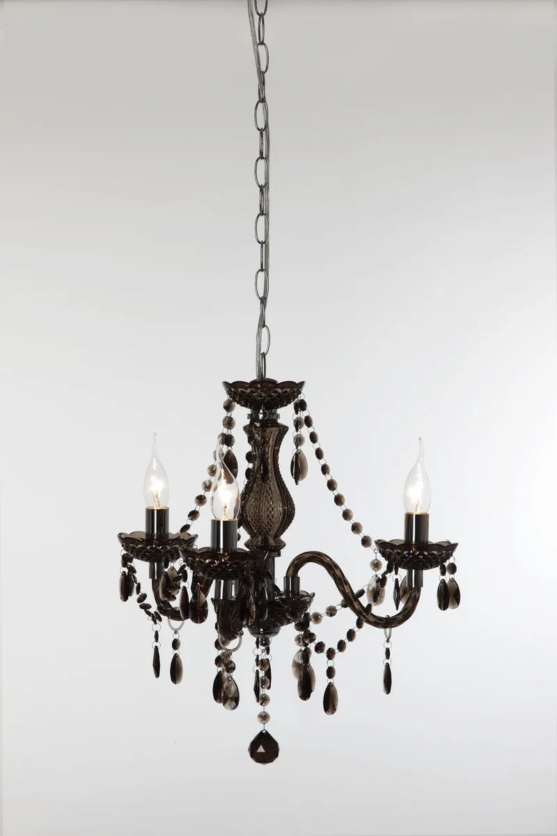 Lámpara Trio Lüster 3 luces cromo Ø46cm R11073002