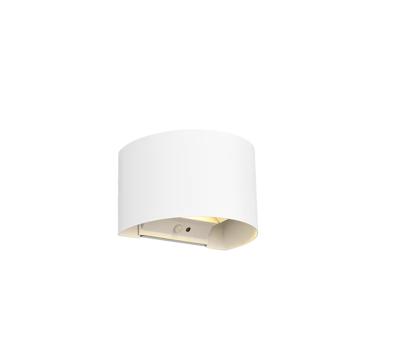 Aplique de exterior Trio Talent LED blanco mate 3000K regulable IP44 R