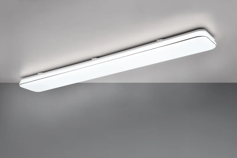 Plafón de techo Trio Blanca grande LED blanco 4000K 120cm R