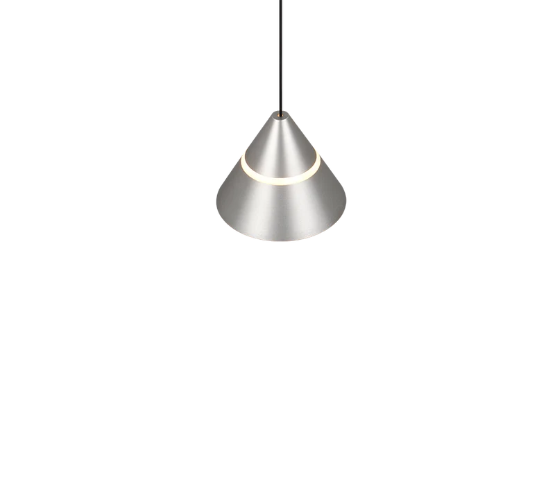 Lámpara de techo colgante Trio Romeo LED níquel mate 200cm 3