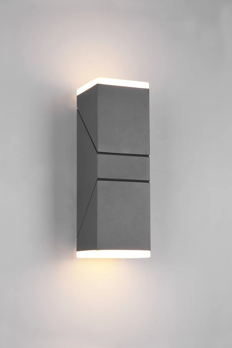 Aplique de exterior Trio Avon LED antracita 3000K regulable IP54 2