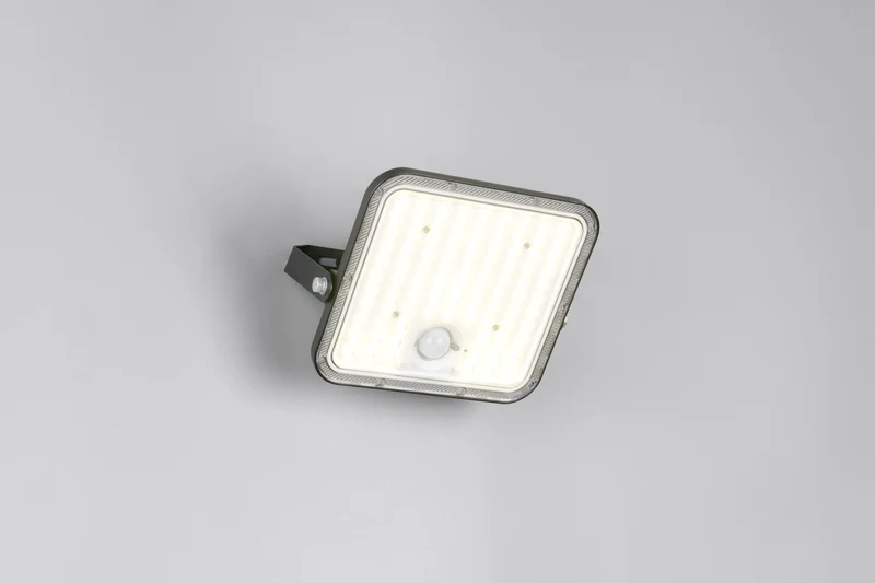 Aplique de exterior Trio Acora LED negro mate solar 4000K IP65 R