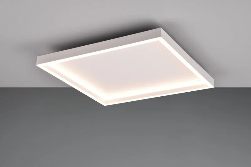 Plafón de techo Trio Rotonda LED blanco mate 3000K 35cm R