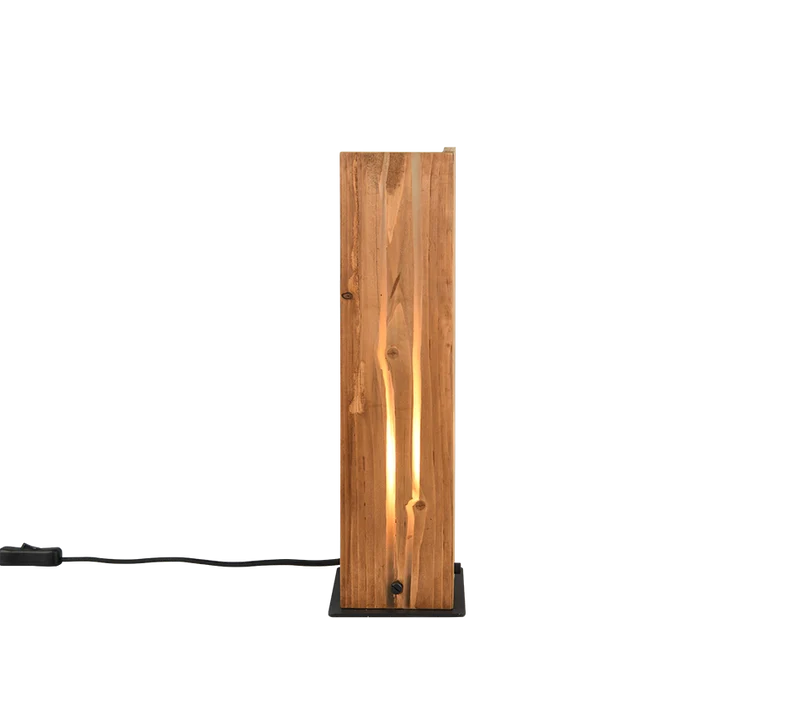 Lámpara de sobremesa Trio Karuni natural 40cm 563300130