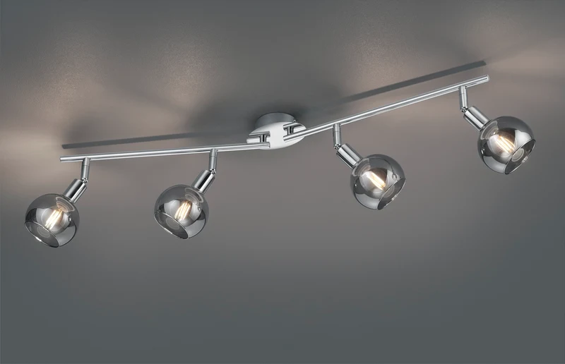 Foco Trio Brest LED cromo 3000K 85cm R