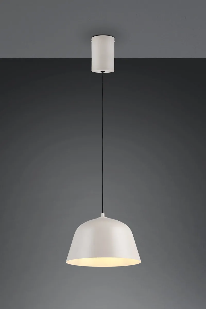 Lámpara de techo colgante Trio Tova LED gris cálido 2700K 150cm R