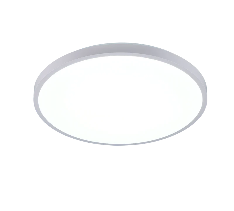Plafón de techo Trio Slope LED blanco mate CCT Ø49cm R