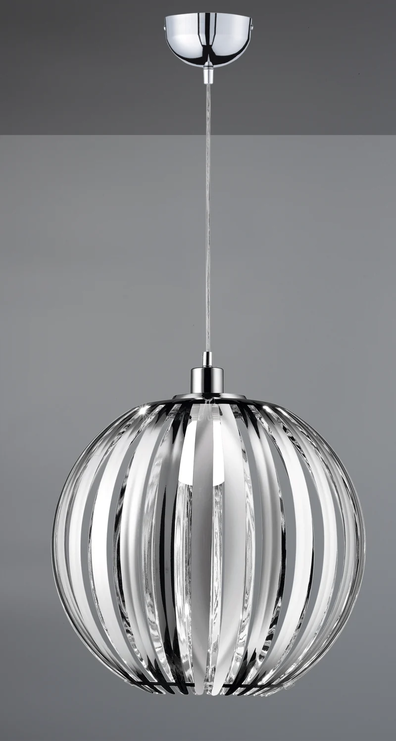 Lámpara de techo colgante Trio Zucca cromo 150cm 304100106