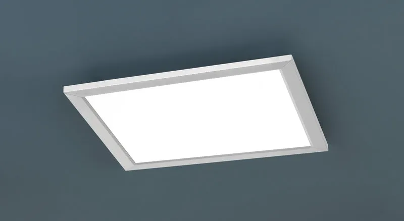 Plafón de techo Trio Phoenix LED níquel mate 3000K regulable 30cm 6