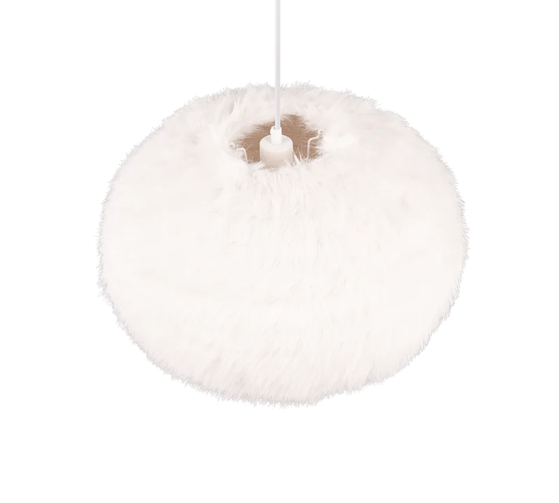 Lámpara de techo colgante Trio Furry blanco 150cm R31581901