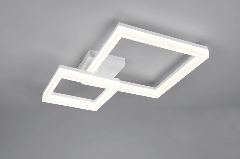 Plafón de techo Trio Camino LED blanco mate 4000K 62cm R