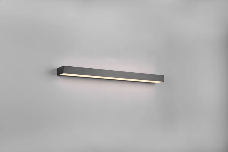 Aplique de baño Trio Rocco LED negro mate 3000K IP44 2