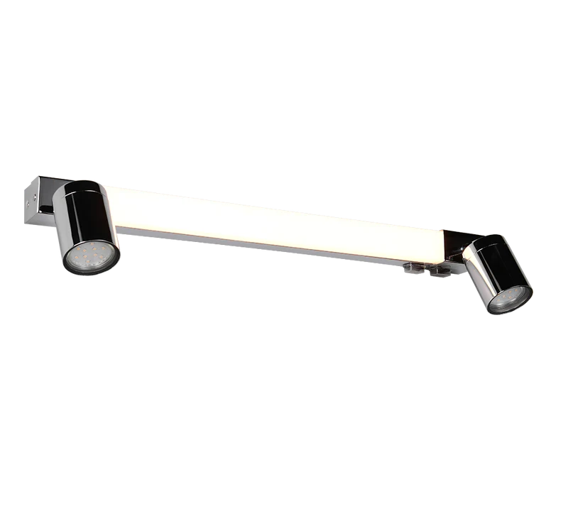 Aplique de baño Trio Enrico LED cromo IP44 2