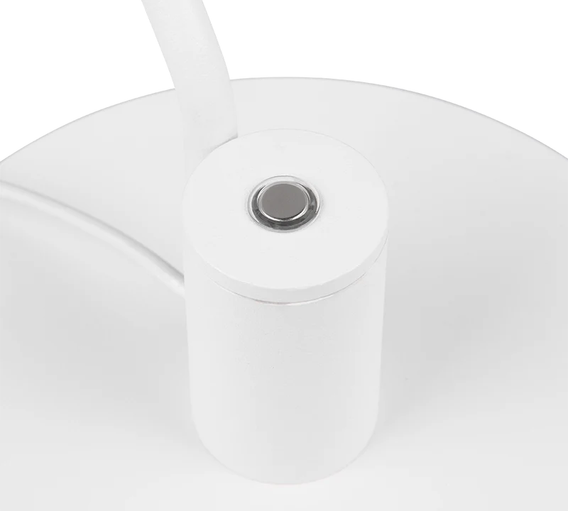 Lámpara de sobremesa Trio Manduro LED blanco mate táctil 64cm 5