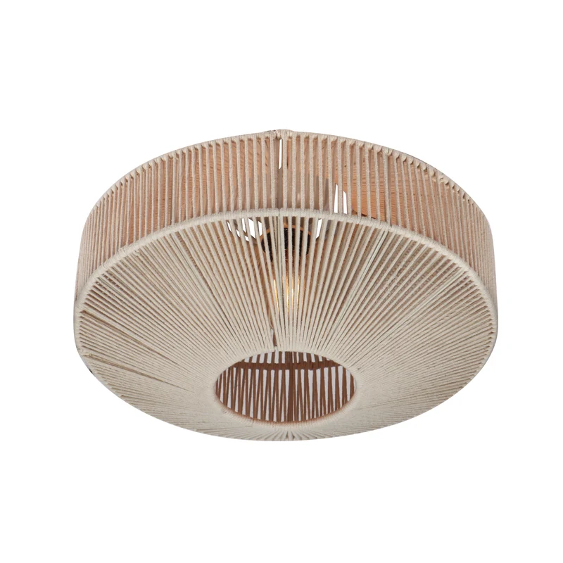 Plafón de techo Trio Svea crema Ø46cm 664700144