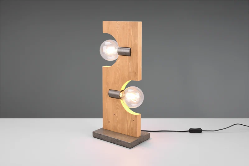 Lámpara de sobremesa Trio Tailor LED natural finish 2700K 52,5cm 5