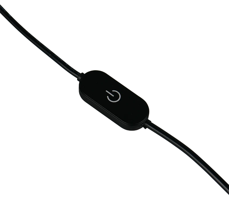 Lámpara de sobremesa Trio Flynt LED cromo 35cm 5
