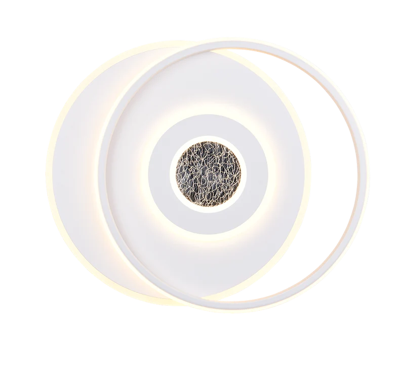 Plafón de techo Trio Nazar LED blanco mate 3000K 48,5cm 6