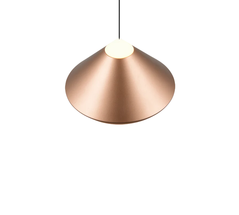 Lámpara de techo colgante Trio Laguna LED marrón café 180cm 3