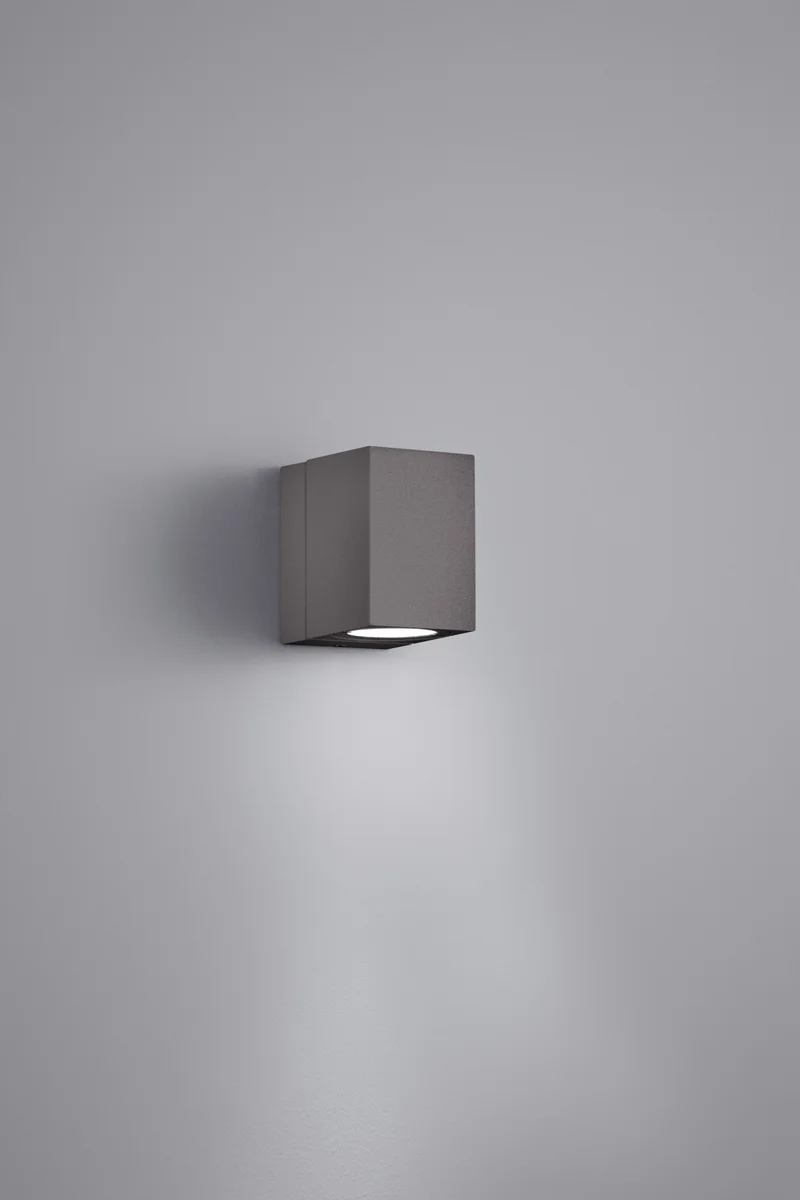 Aplique de exterior Trio Tiber LED antracita 3000K regulable IP54 2