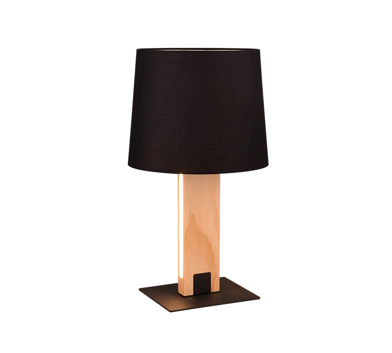 Lámpara de sobremesa Trio Rahul negro mate táctil regulable 50cm 547610232