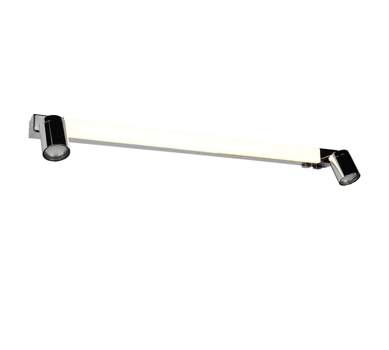 Aplique de baño Trio Enrico LED cromo IP44 2