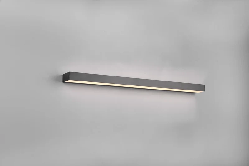 Aplique de baño Trio Rocco LED negro mate 3000K IP44 2
