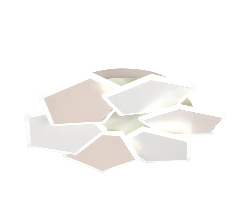 Plafón de techo Trio Zaya LED marrón café CCT Ø50,5cm 6