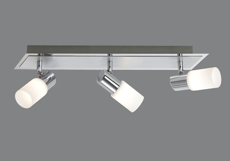 Foco Trio Clapton LED cromo 3000K regulable 50cm 8