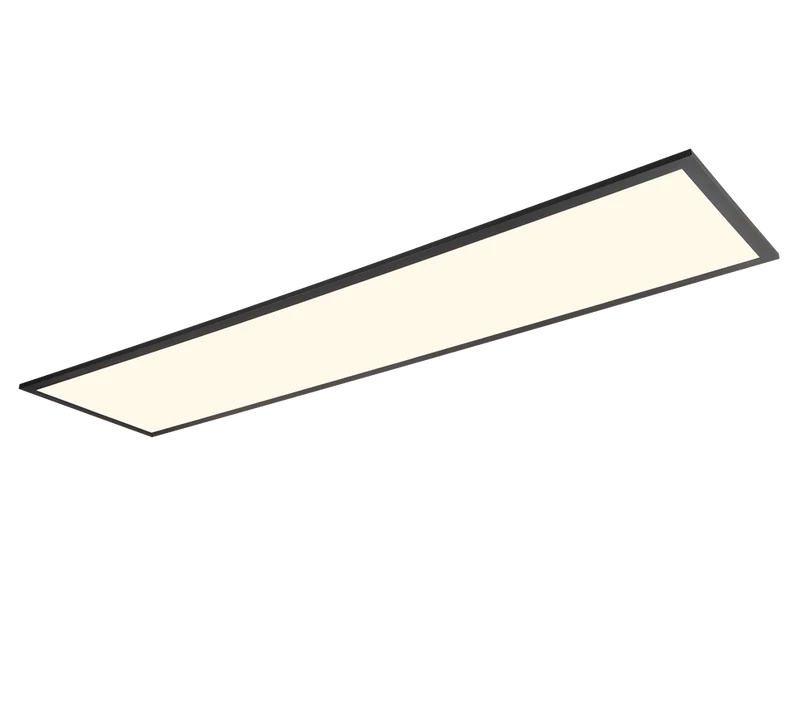 Plafón de techo Trio Beta grande LED negro mate CCT 119,5cm R