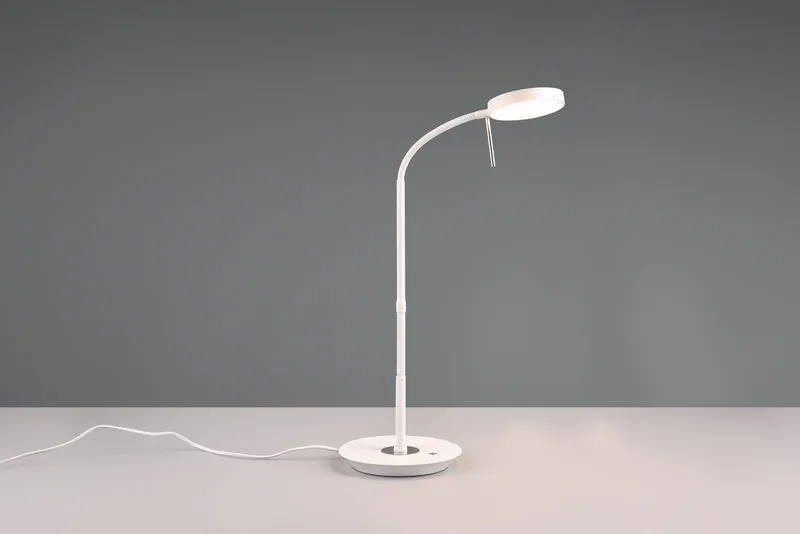 Flexo de sobremesa Trio Monza LED blanco mate 5