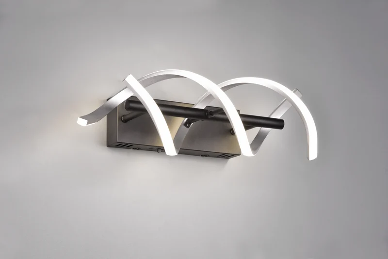 Aplique de pared Trio Sequence LED brushed aluminium 47cm 2