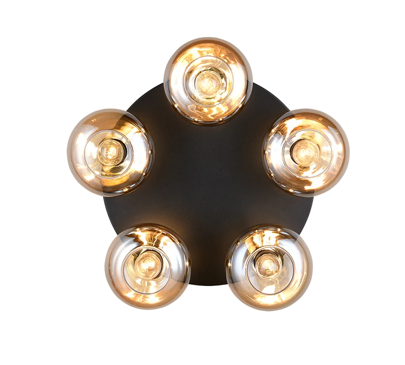 Plafón de techo Trio Divina LED amber-colored 2700K Ø49cm R