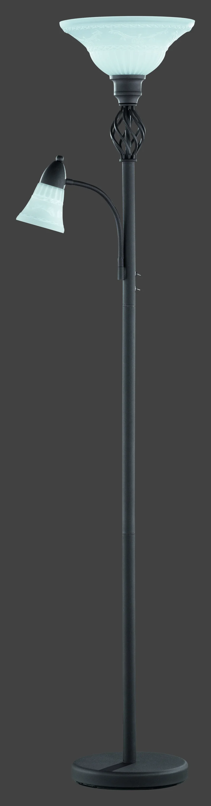 Lámpara de pie Trio Rustica óxido 180cm 4602021-24