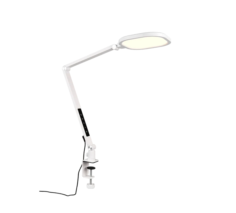 Plafón de techo Trio Servo LED blanco mate 18cm 5