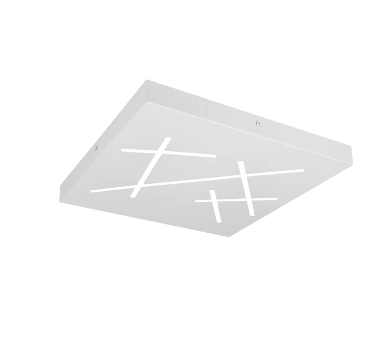 Plafón de techo Trio Snip LED blanco mate CCT 50cm 6