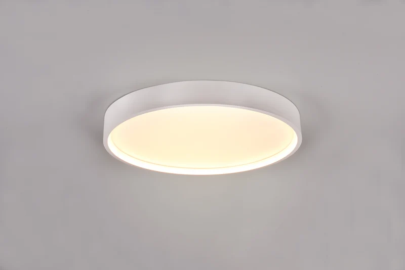 Plafón de techo Trio Doha LED blanco mate Ø45cm 6