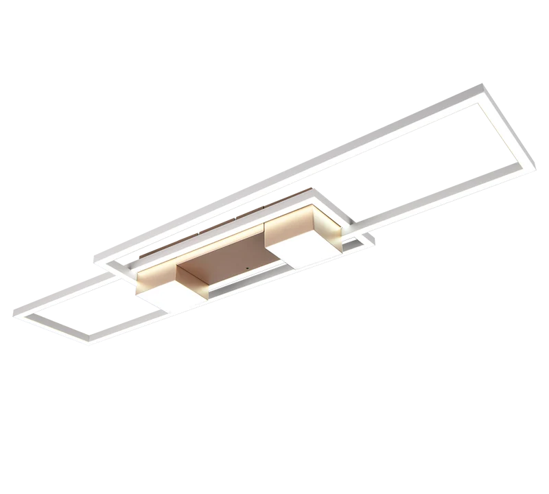 Plafón de techo Trio Albany grande LED marrón café CCT 100cm 6