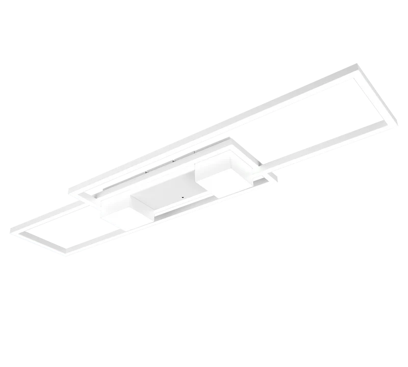 Plafón de techo Trio Albany grande LED blanco mate CCT 100cm 6