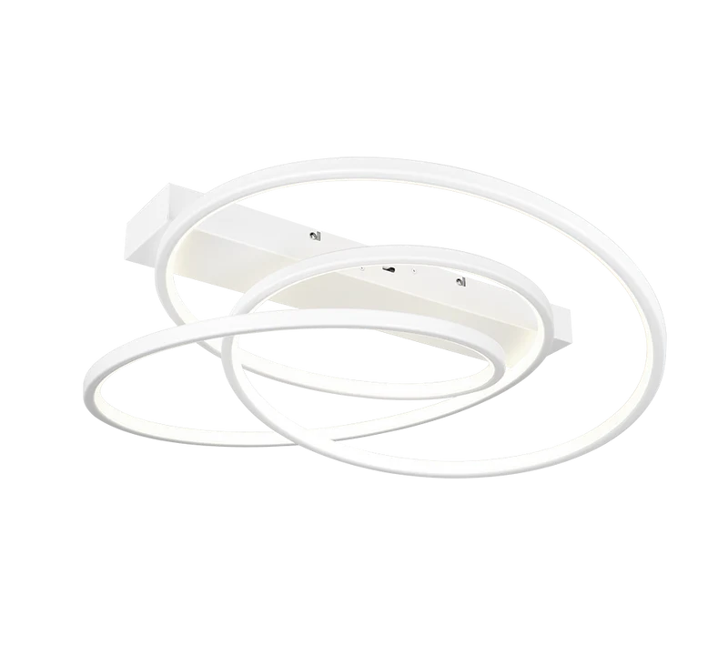 Plafón de techo Trio Darvin LED blanco mate 64cm 6