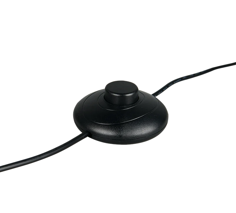 Lámpara de pie Trio Flynt LED cromo 130cm 4