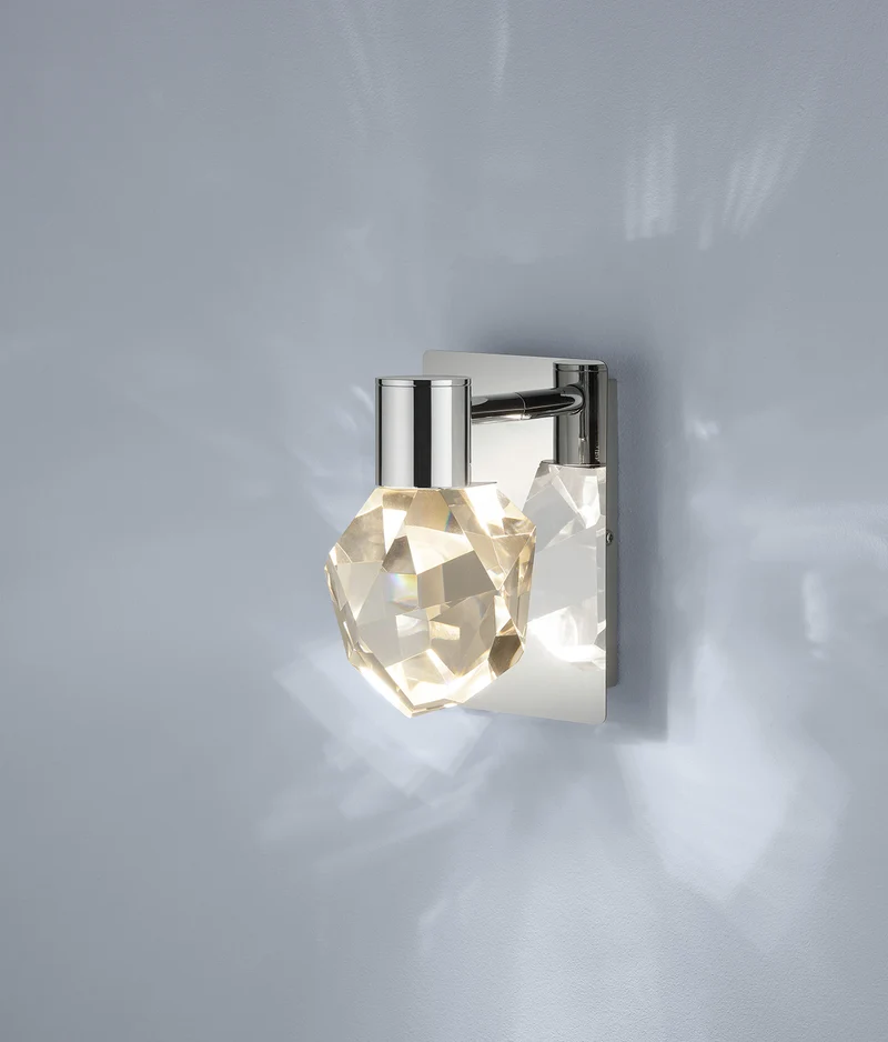Aplique de pared Trio Verano LED cromo 2