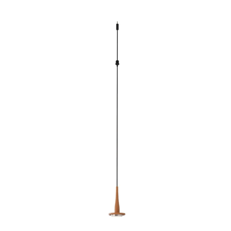 Mantra Andrómeda colgante con tulipa de cristal LED oro 5W 3000K Ø130mm 9345