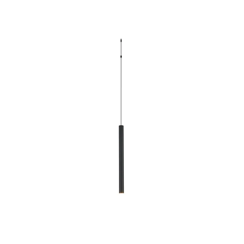 Mantra Cala colgante varilla fina LED negro 4,5W 3000K Ø13mm 9333