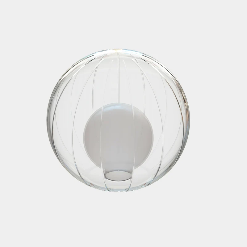 Pantalla tulipa ACB Doris cristal transparente Ø12cm K0014040T