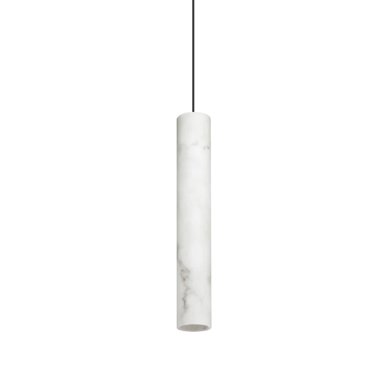 Lámpara colgante Ideal Lux Look cristal alabastro Ø6cm 28W
