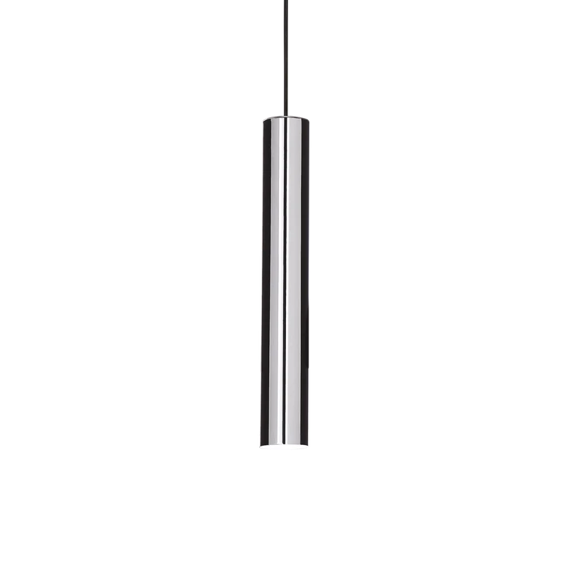 Lámpara colgante Ideal Lux Look cromo Ø6cm 28W